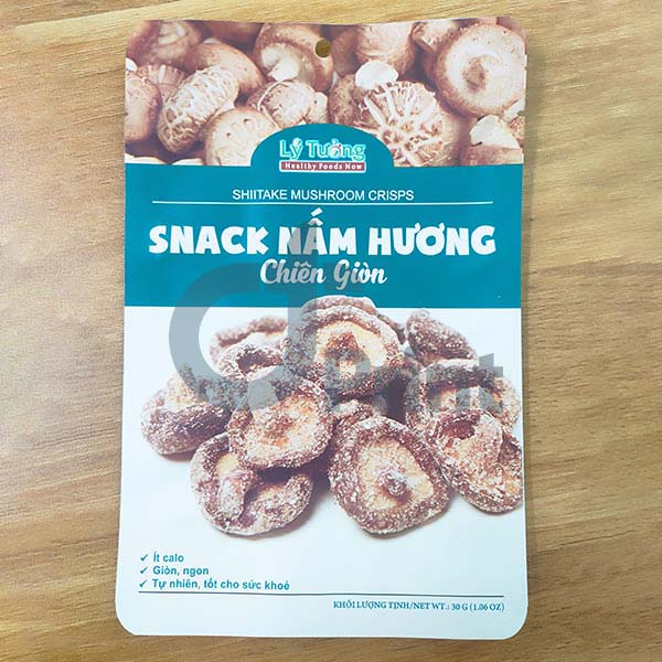 Bao bì Snack nấm hương - Chi Nhánh Hà Nội - Công Ty TNHH Sản Xuất Và Thương Mại Nhật Thái